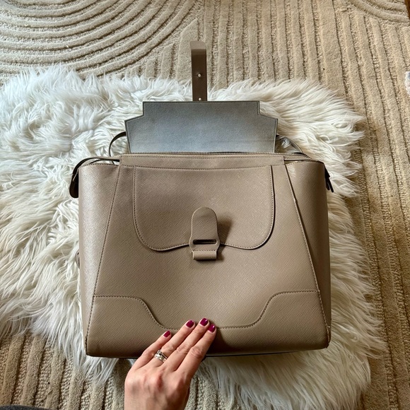 Senreve Pebbled Sand Maestra Backpack/Bag - flawed - Picture 3 of 16